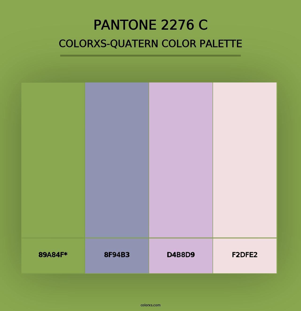 PANTONE 2276 C - Colorxs Quad Palette