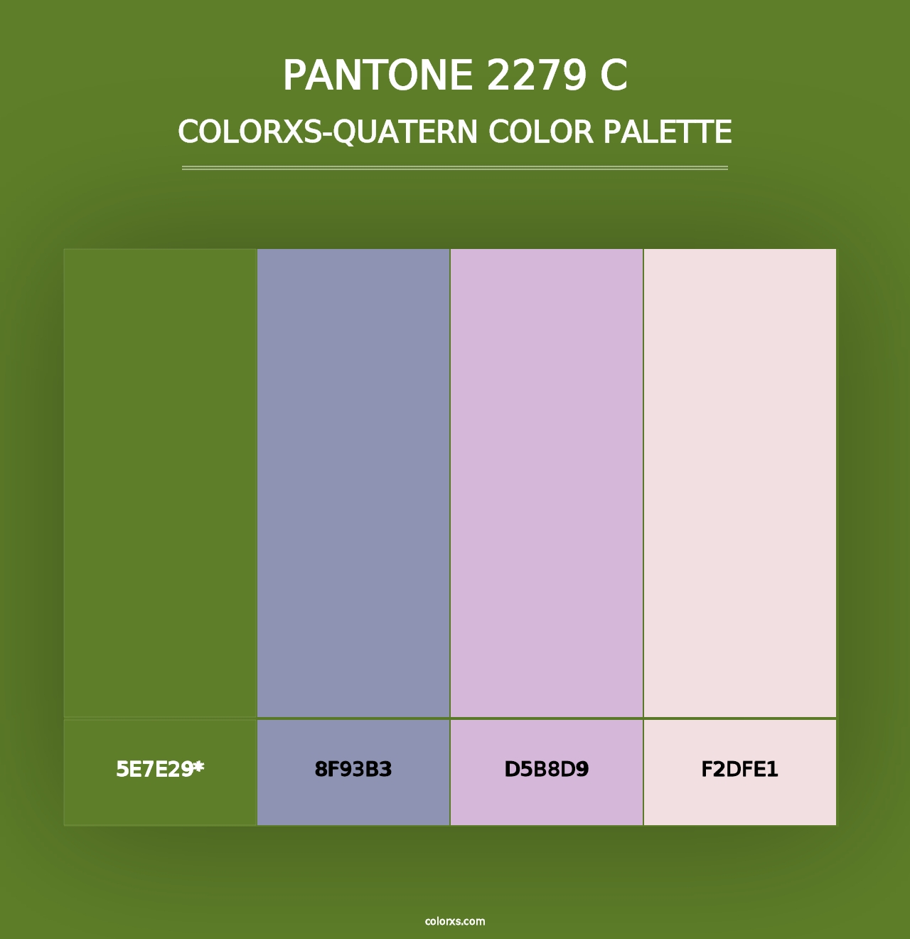 PANTONE 2279 C - Colorxs Quad Palette