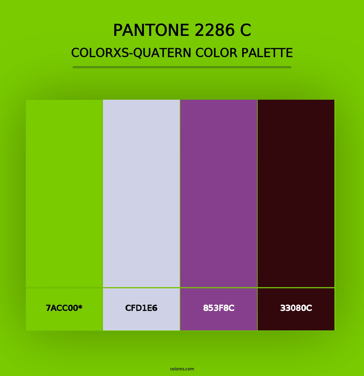 PANTONE 2286 C - Colorxs Quad Palette