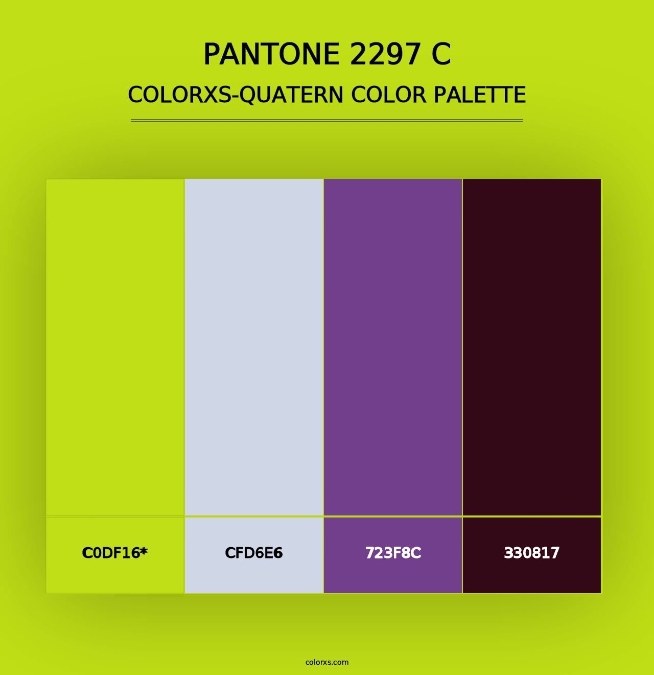 PANTONE 2297 C - Colorxs Quad Palette