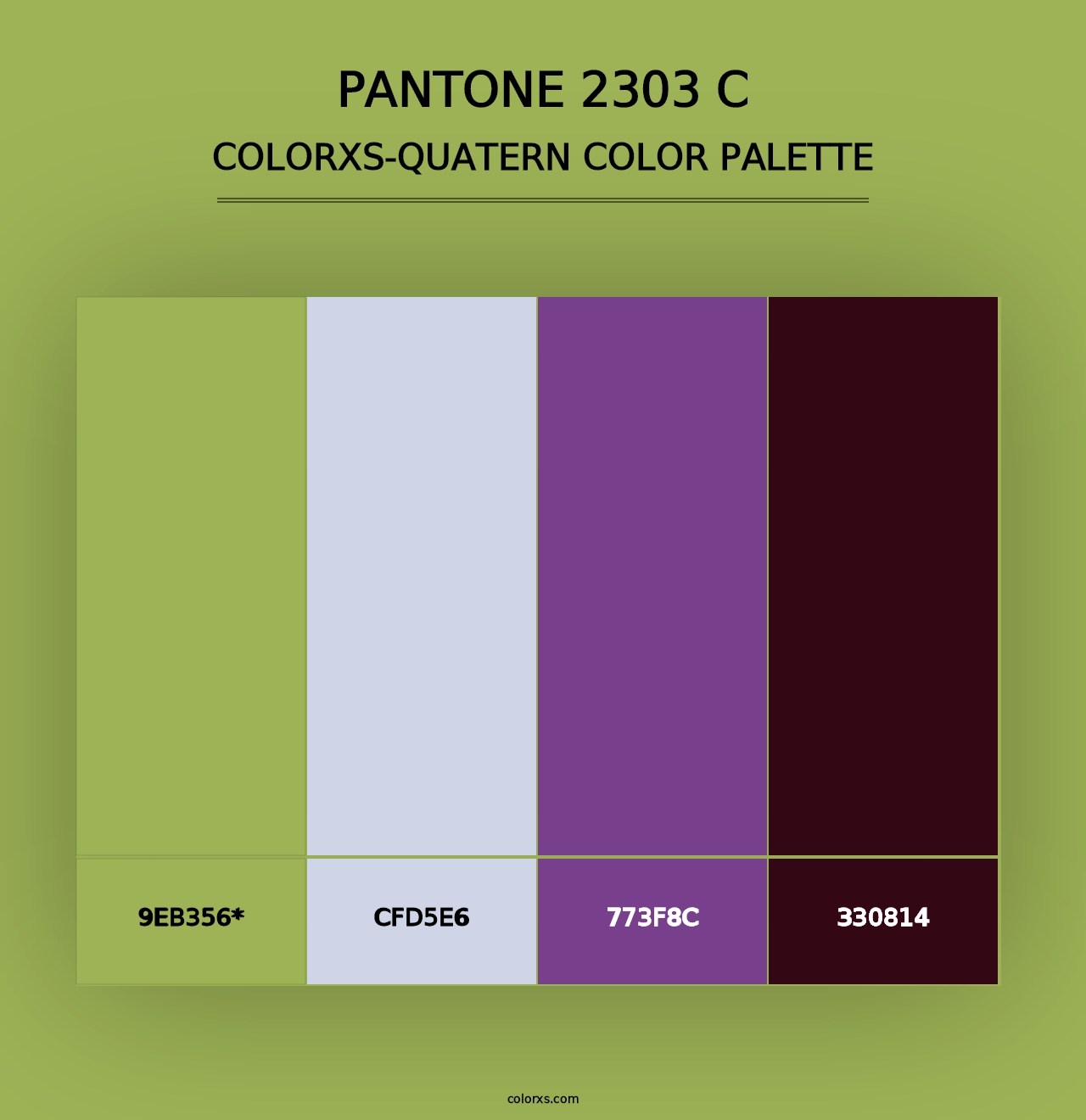 PANTONE 2303 C - Colorxs Quad Palette