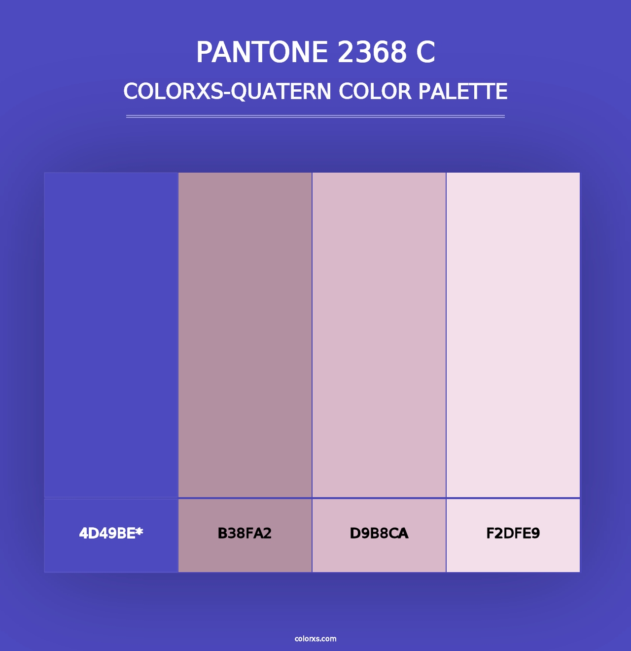 PANTONE 2368 C - Colorxs Quad Palette