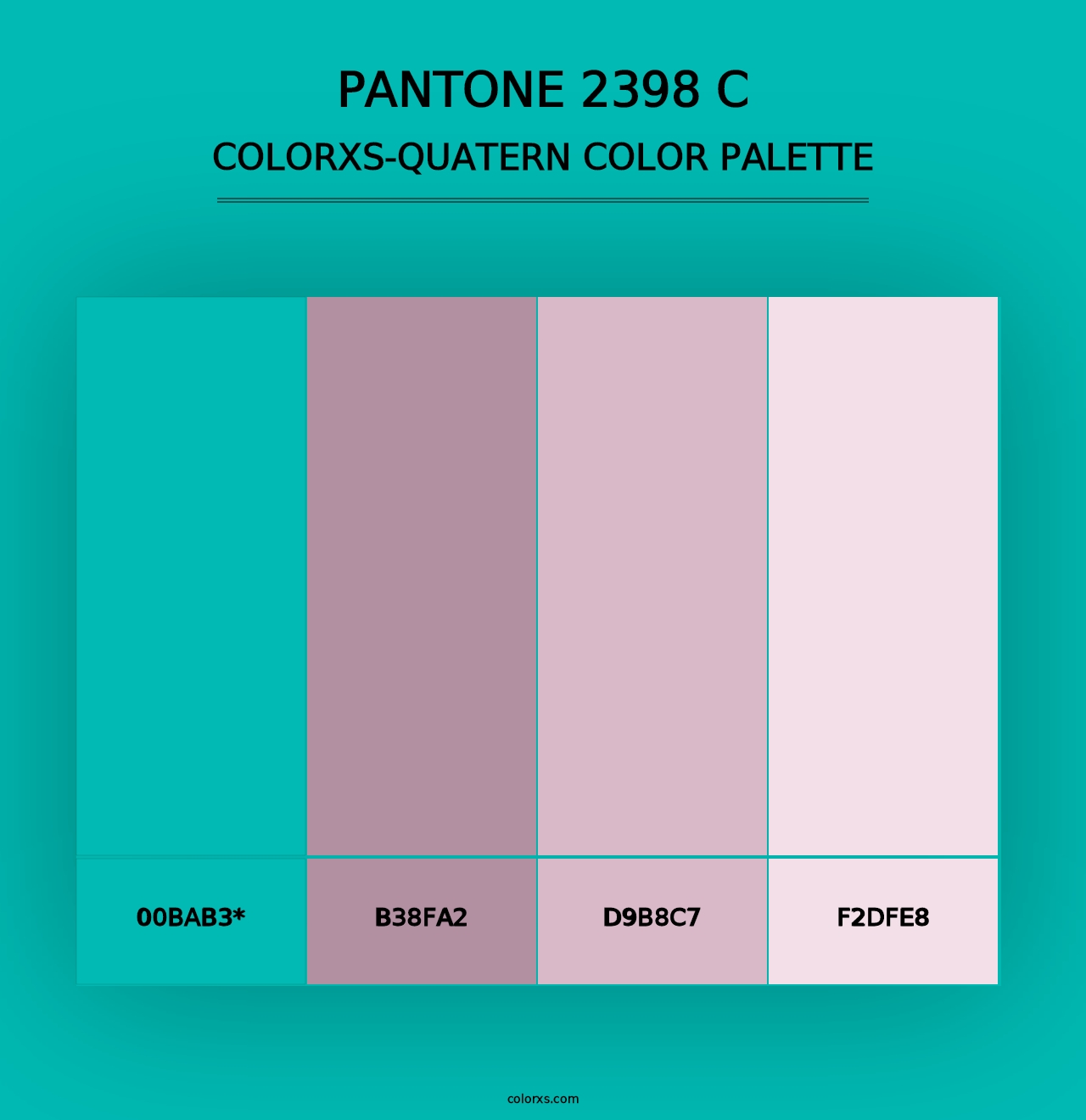 PANTONE 2398 C - Colorxs Quad Palette