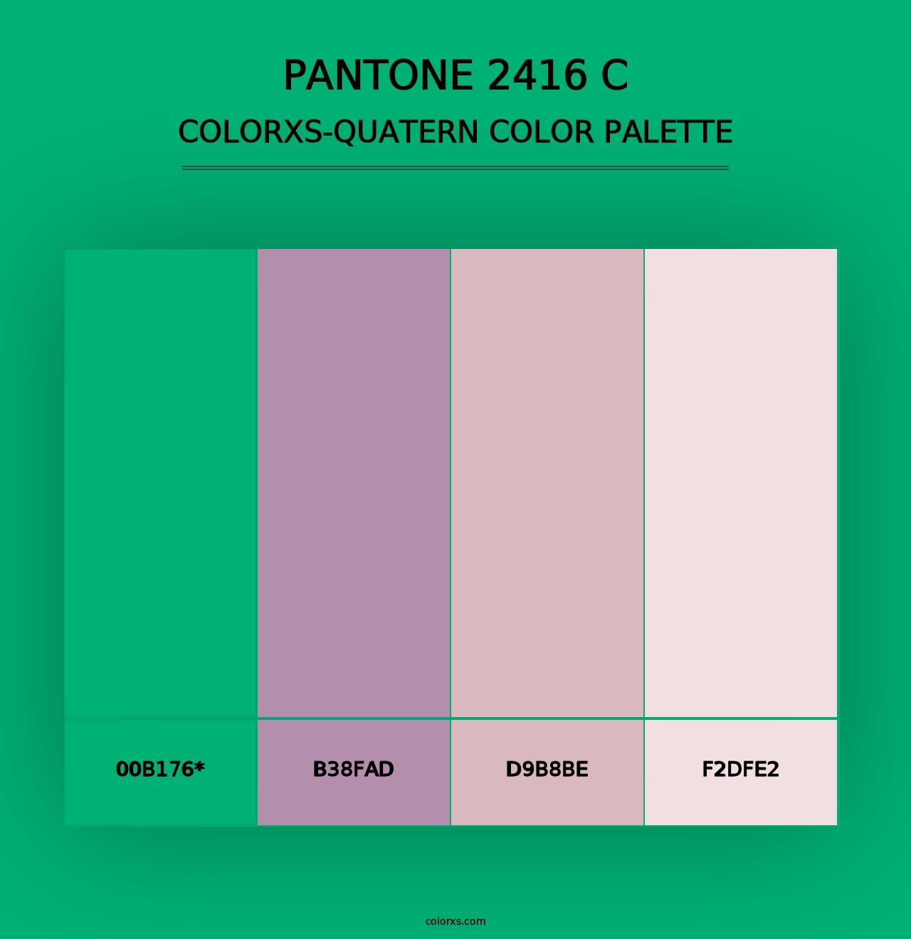 PANTONE 2416 C - Colorxs Quad Palette