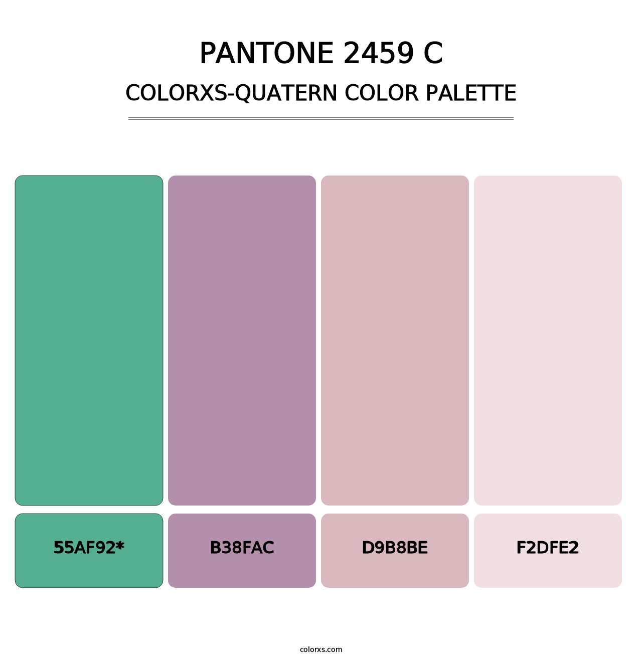 PANTONE 2459 C - Colorxs Quad Palette