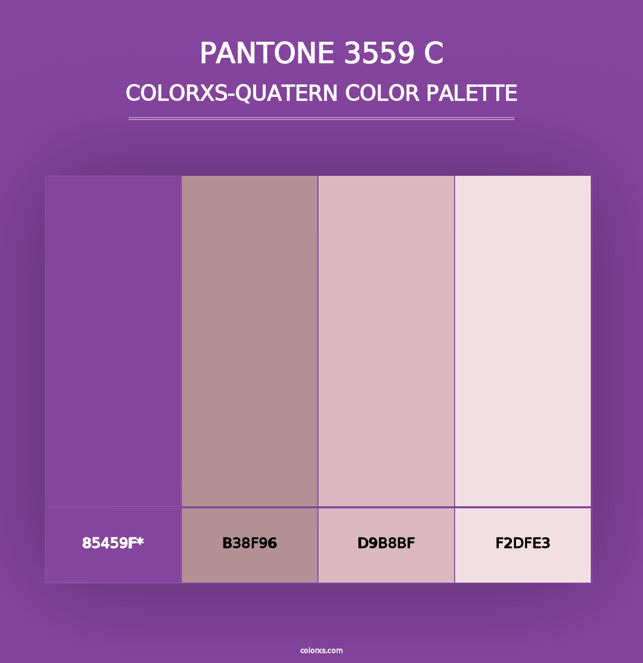 PANTONE 3559 C - Colorxs Quad Palette