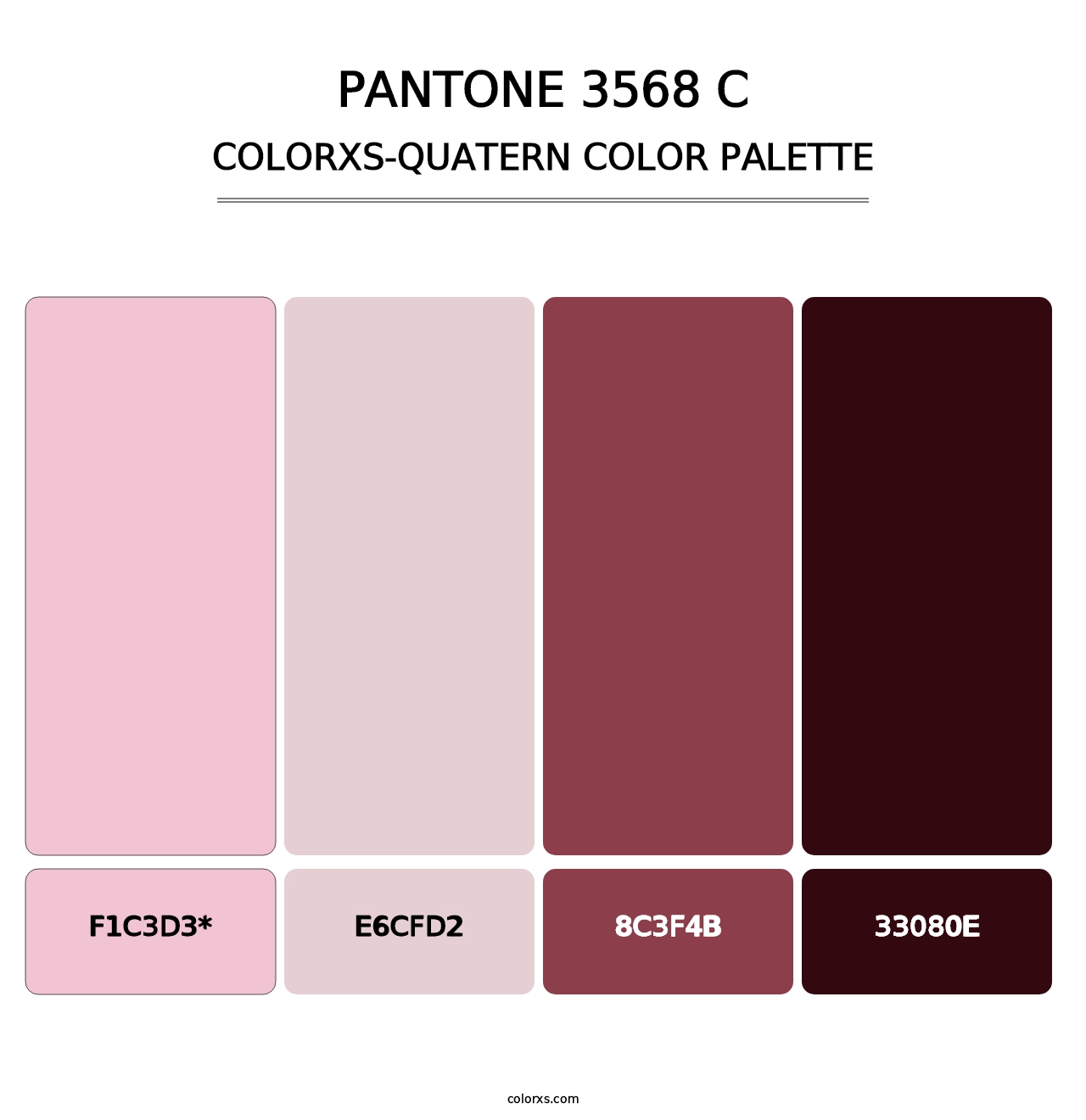 PANTONE 3568 C - Colorxs Quad Palette