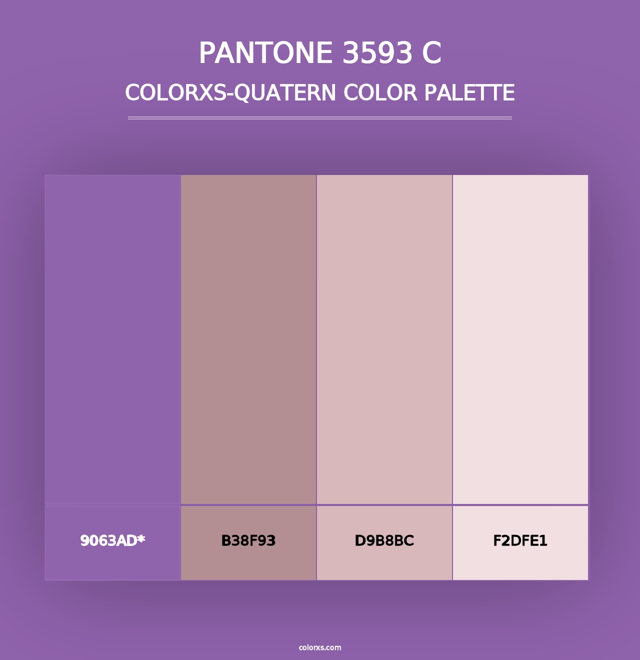 PANTONE 3593 C - Colorxs Quad Palette