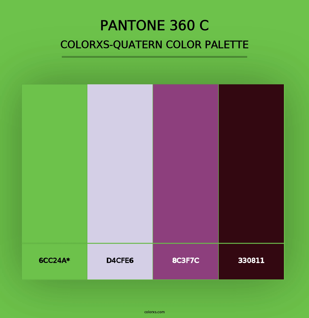 PANTONE 360 C - Colorxs Quad Palette