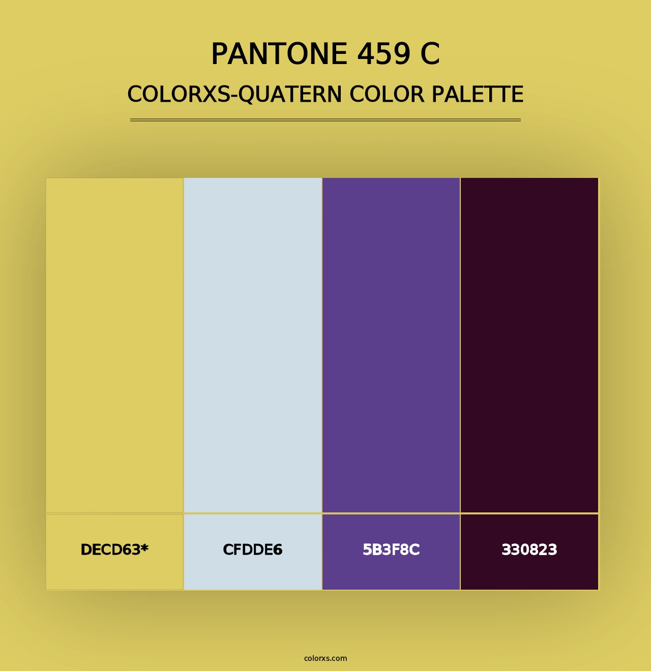 PANTONE 459 C - Colorxs Quad Palette