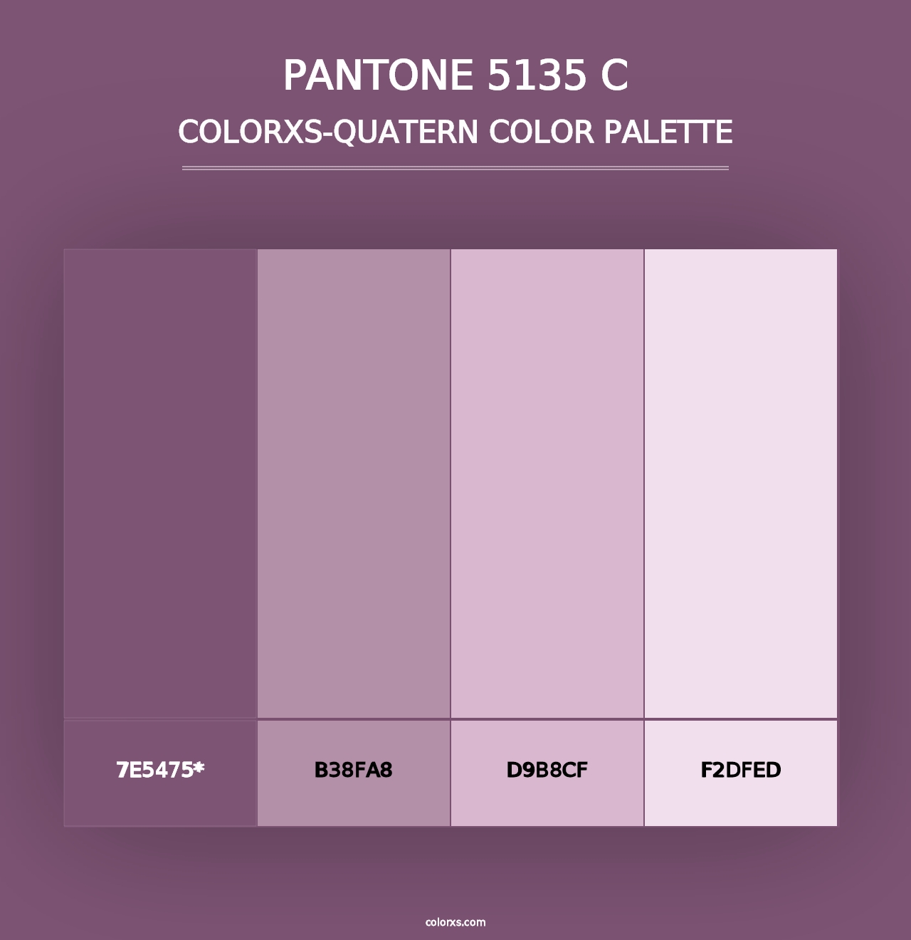 PANTONE 5135 C - Colorxs Quad Palette