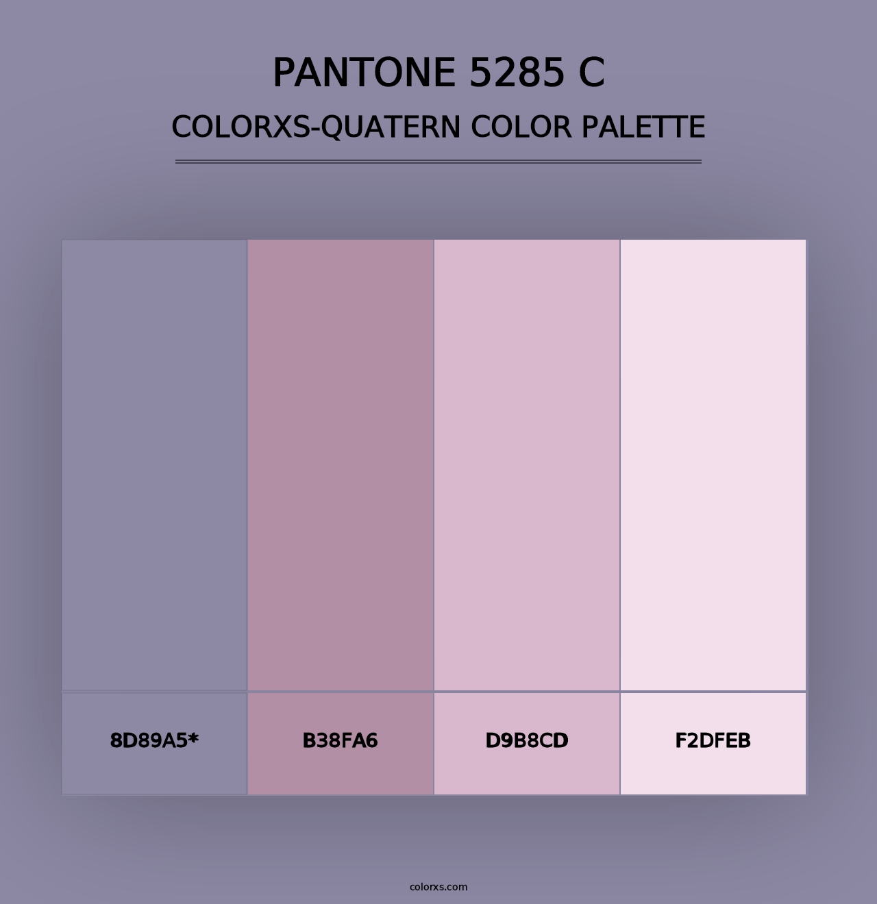 PANTONE 5285 C - Colorxs Quad Palette