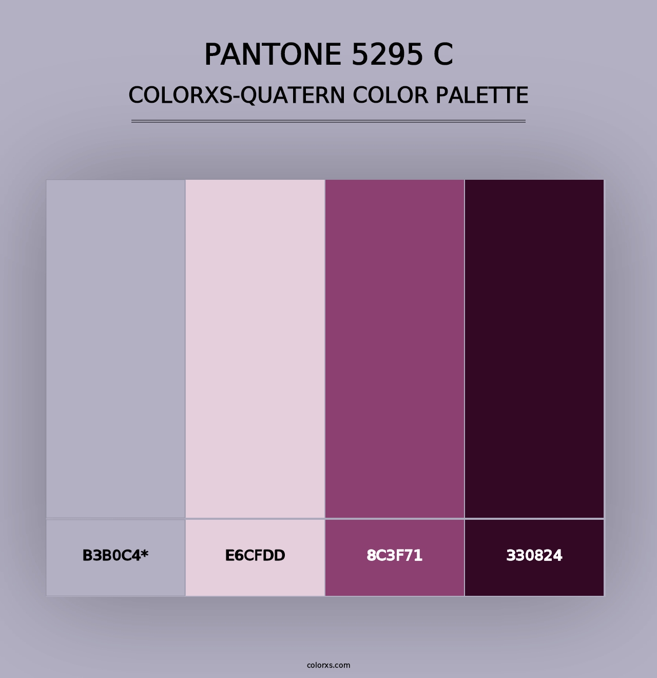 PANTONE 5295 C - Colorxs Quad Palette