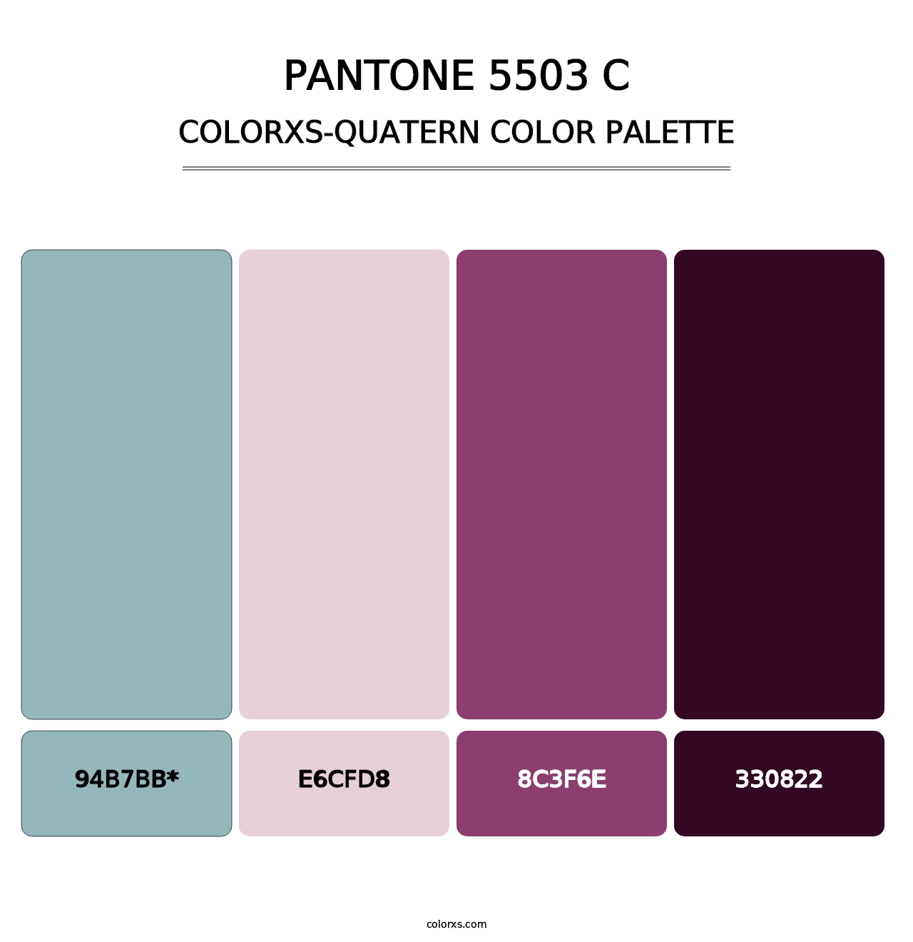 PANTONE 5503 C - Colorxs Quad Palette