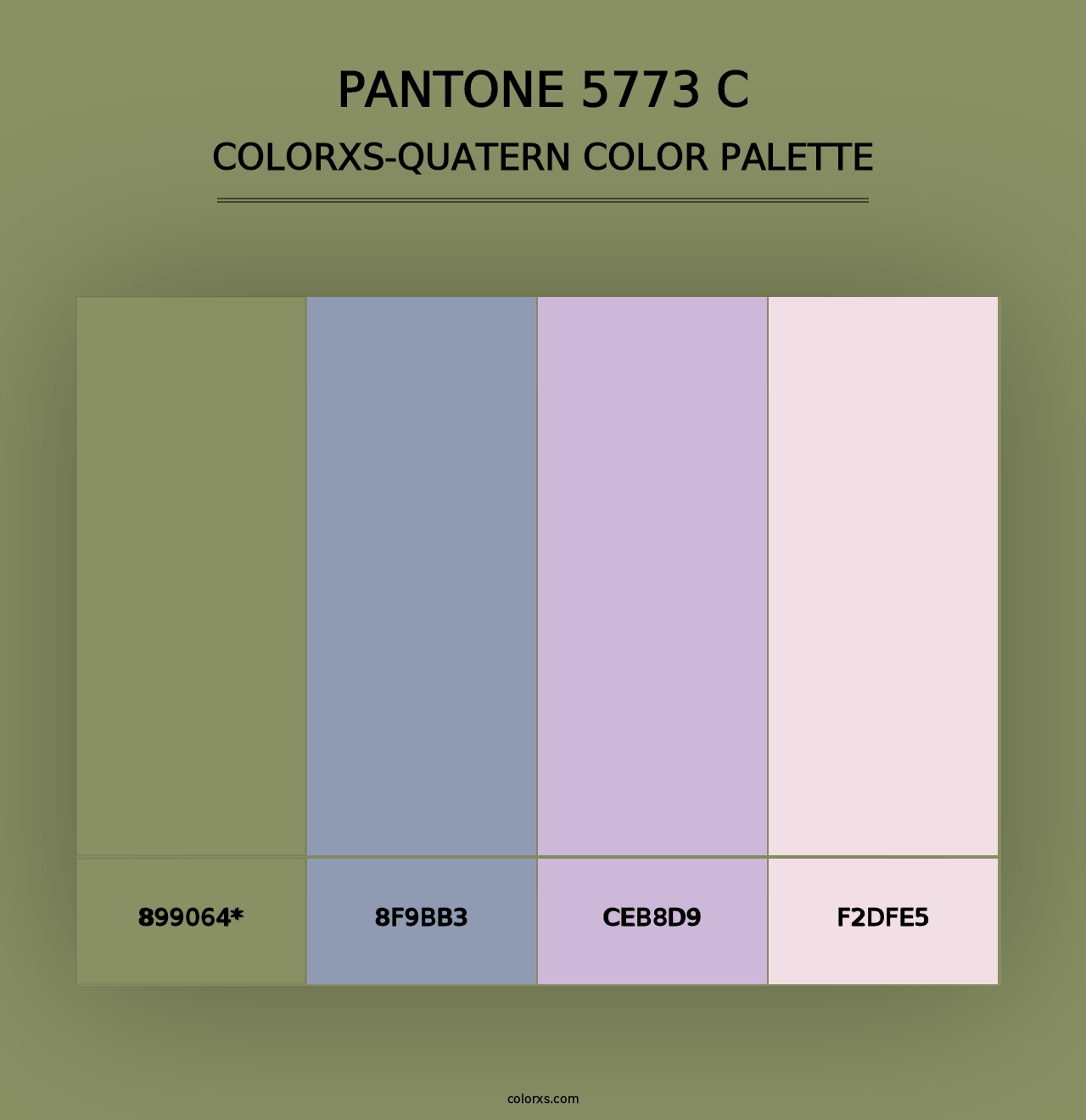 PANTONE 5773 C - Colorxs Quad Palette