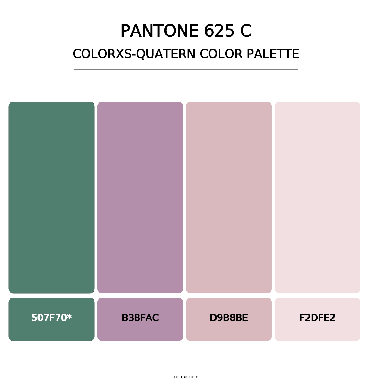 PANTONE 625 C - Colorxs Quad Palette