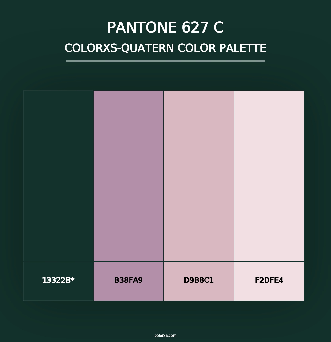 PANTONE 627 C - Colorxs Quad Palette