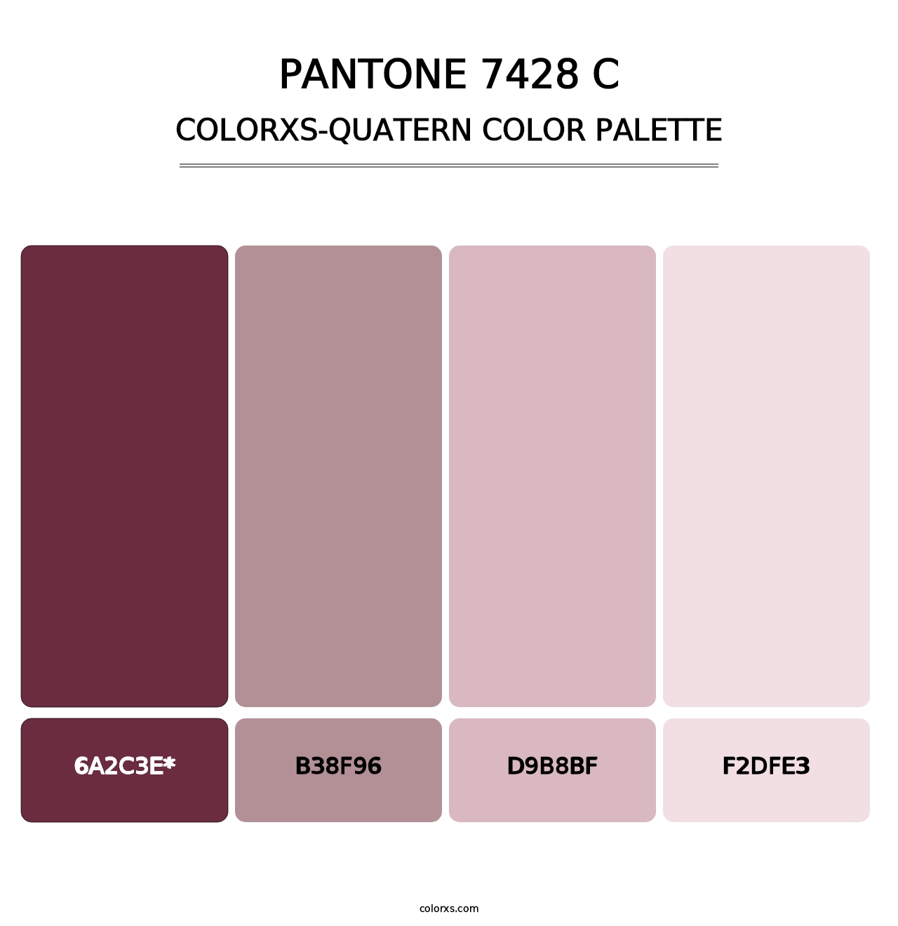 PANTONE 7428 C - Colorxs Quad Palette