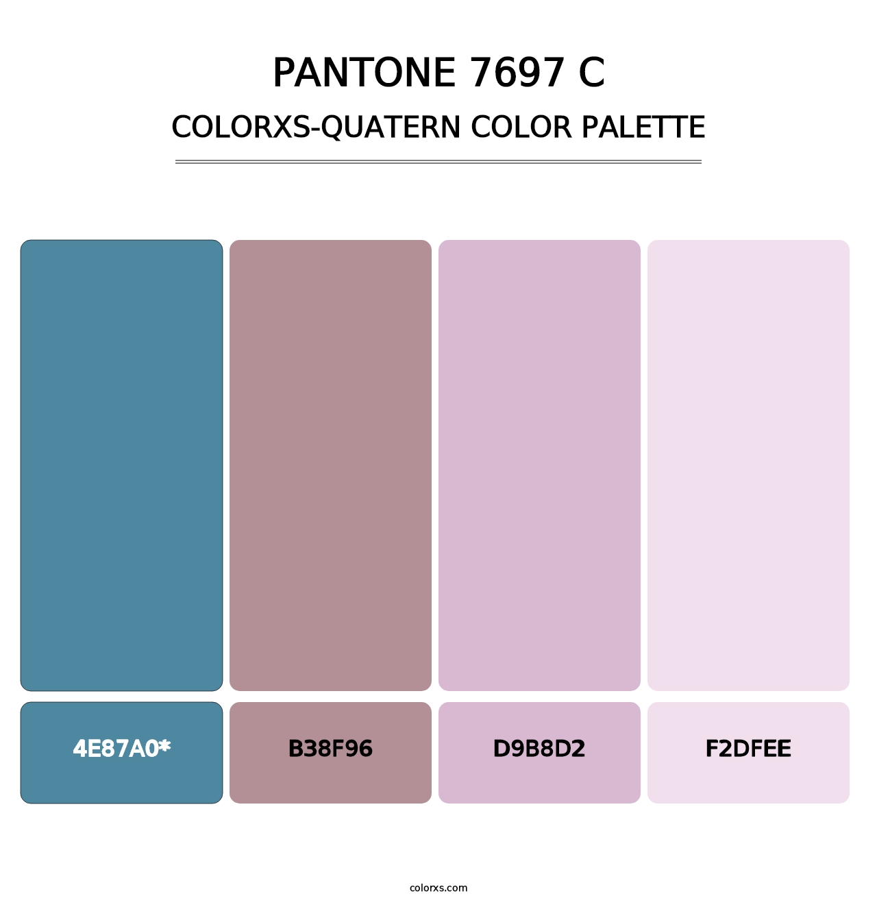 PANTONE 7697 C - Colorxs Quad Palette