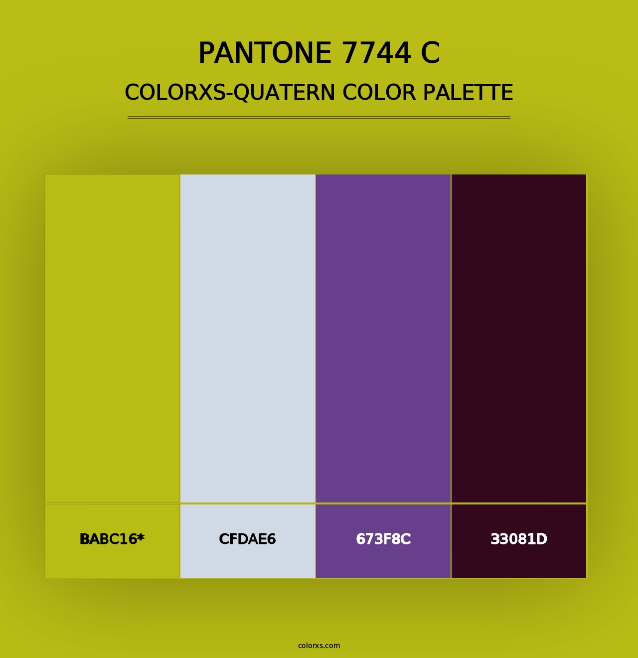 PANTONE 7744 C - Colorxs Quad Palette