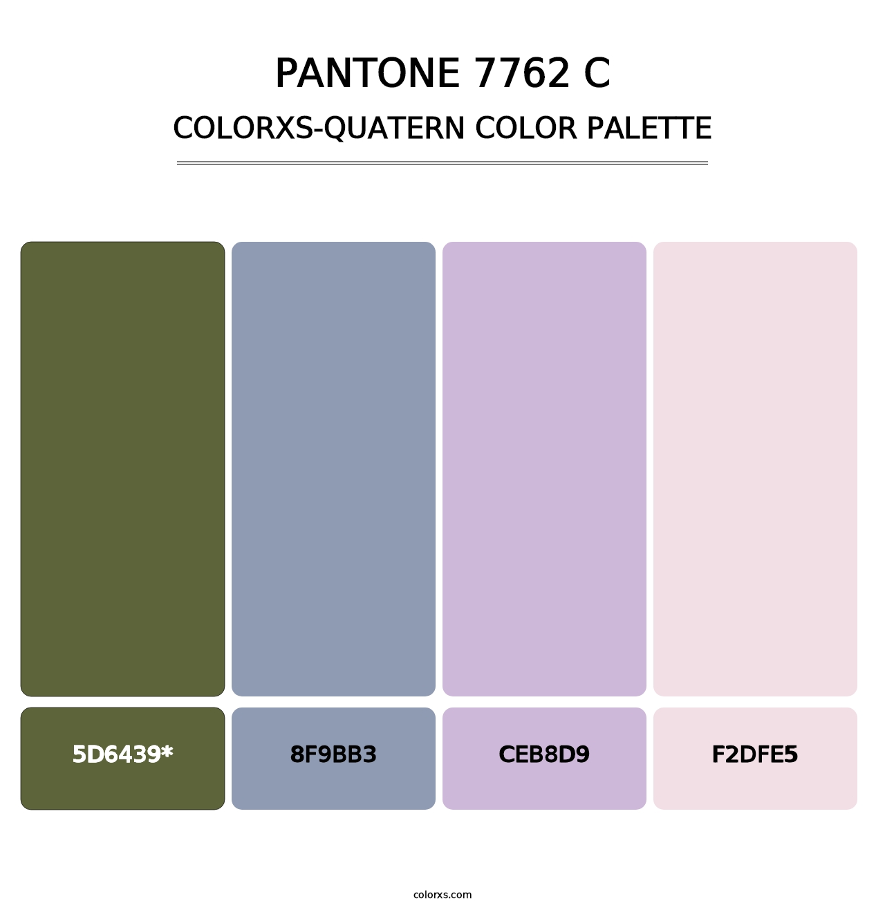 PANTONE 7762 C - Colorxs Quad Palette