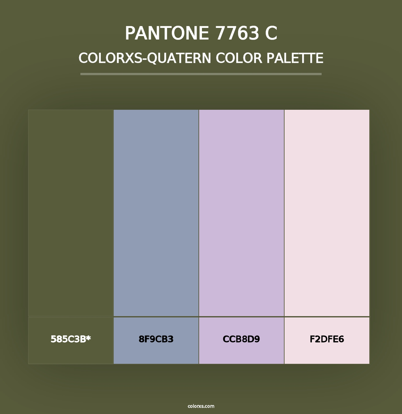 PANTONE 7763 C - Colorxs Quad Palette