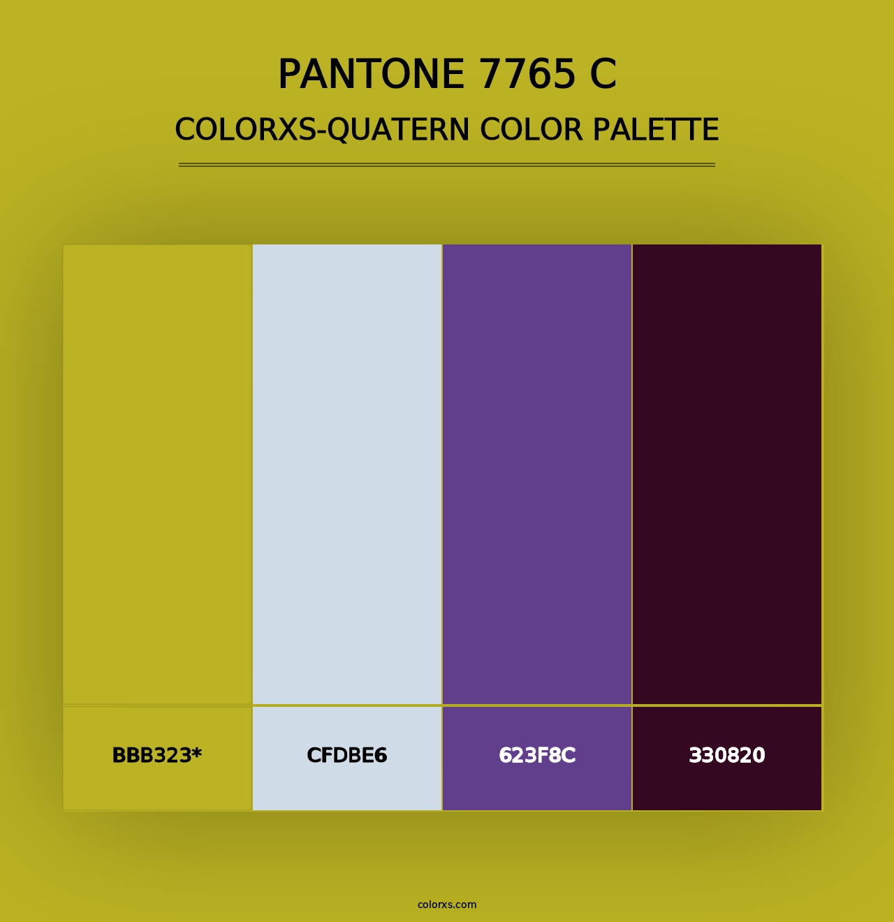 PANTONE 7765 C - Colorxs Quad Palette