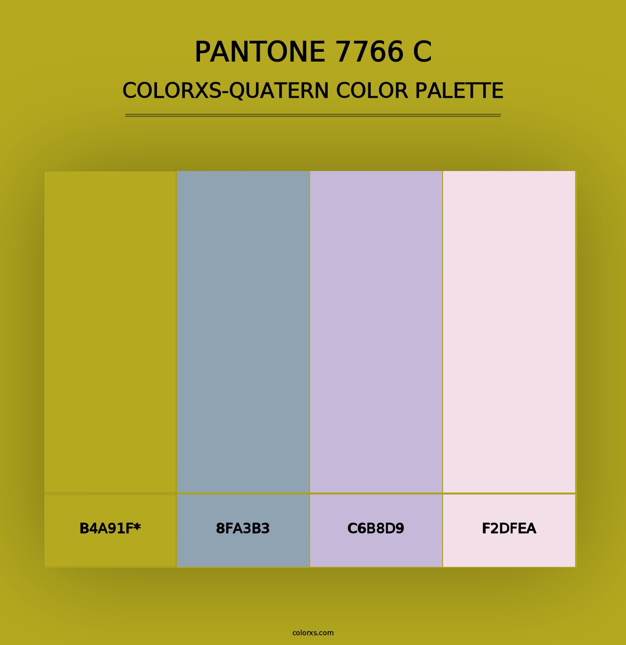 PANTONE 7766 C - Colorxs Quad Palette