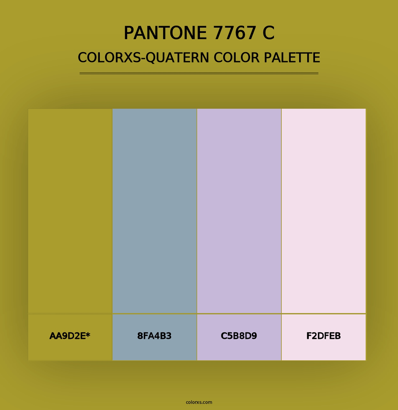 PANTONE 7767 C - Colorxs Quad Palette