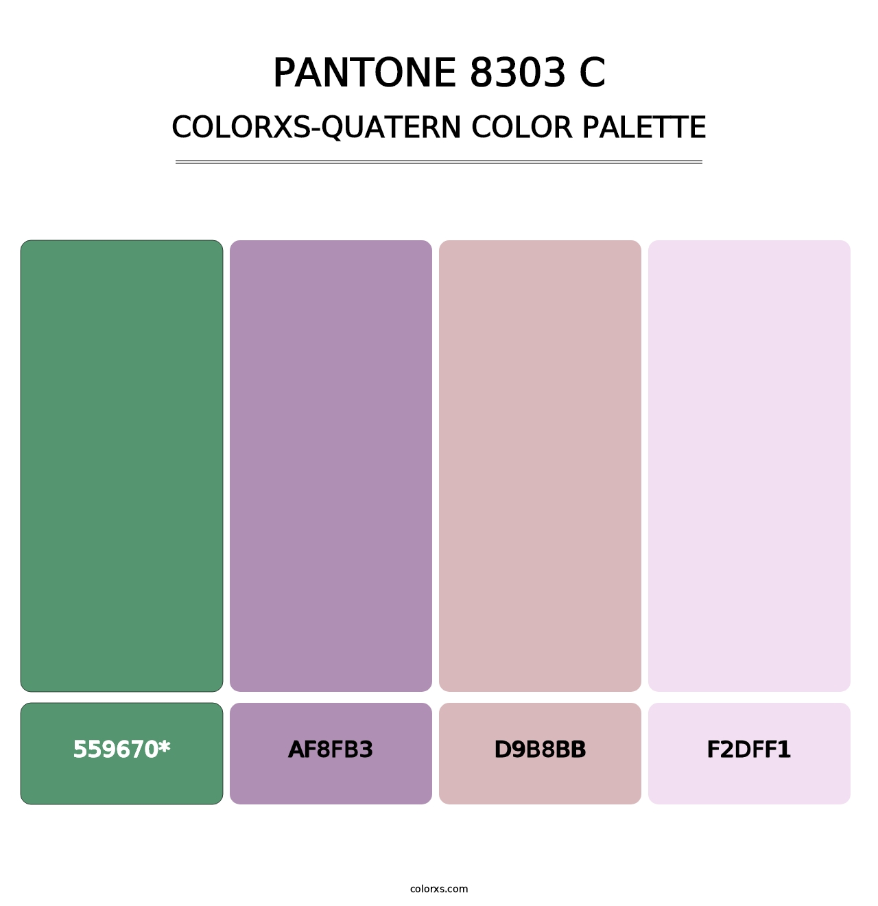 PANTONE 8303 C - Colorxs Quad Palette