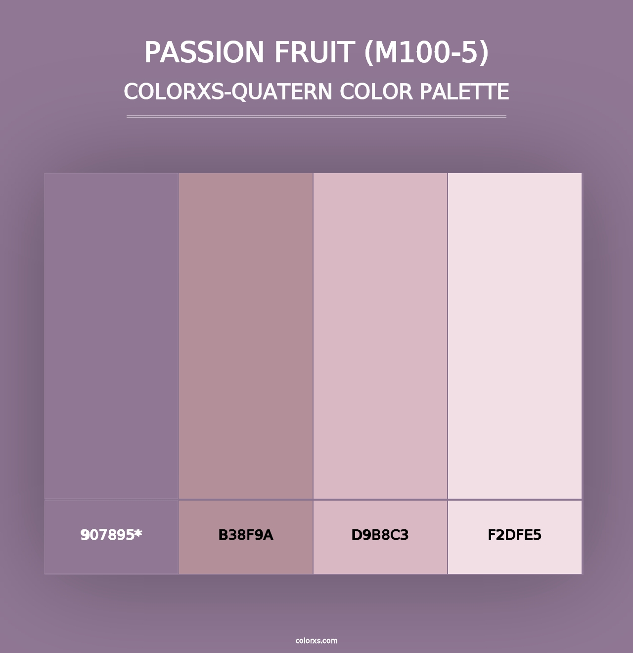 Passion Fruit (M100-5) - Colorxs Quad Palette