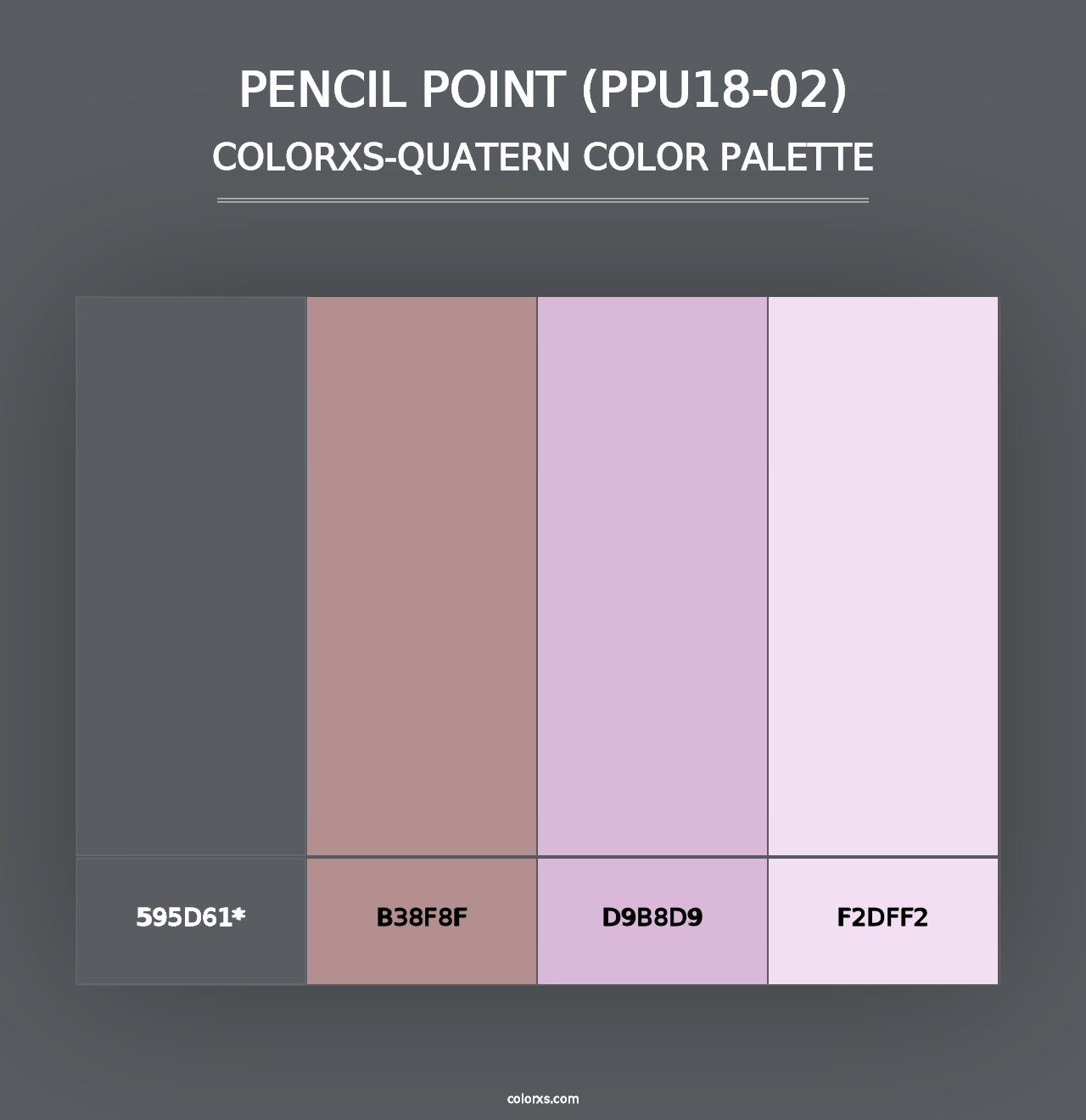 Pencil Point (PPU18-02) - Colorxs Quad Palette