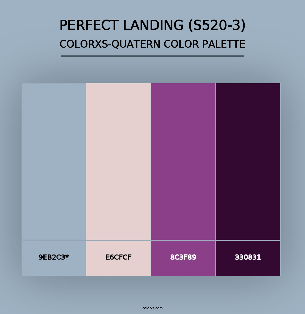 Perfect Landing (S520-3) - Colorxs Quad Palette