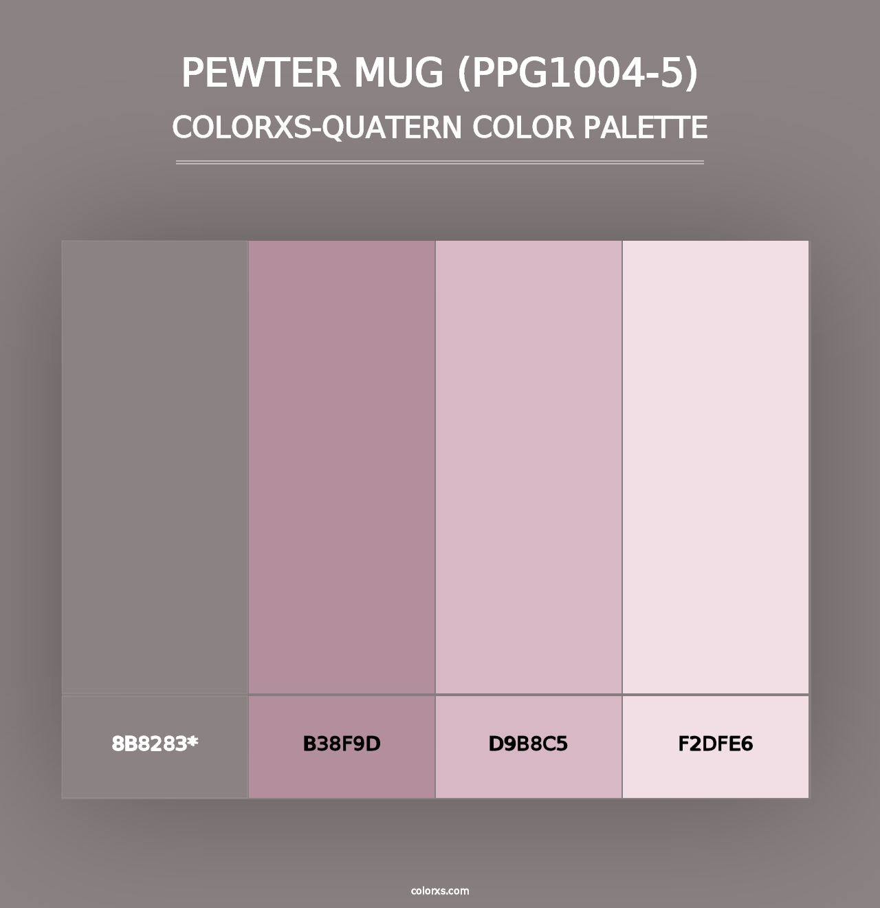 Pewter Mug (PPG1004-5) - Colorxs Quad Palette