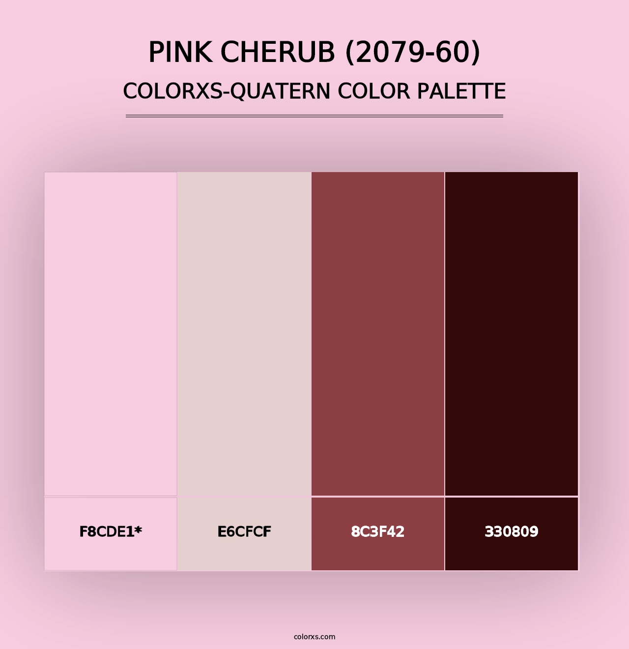 Pink Cherub (2079-60) - Colorxs Quad Palette