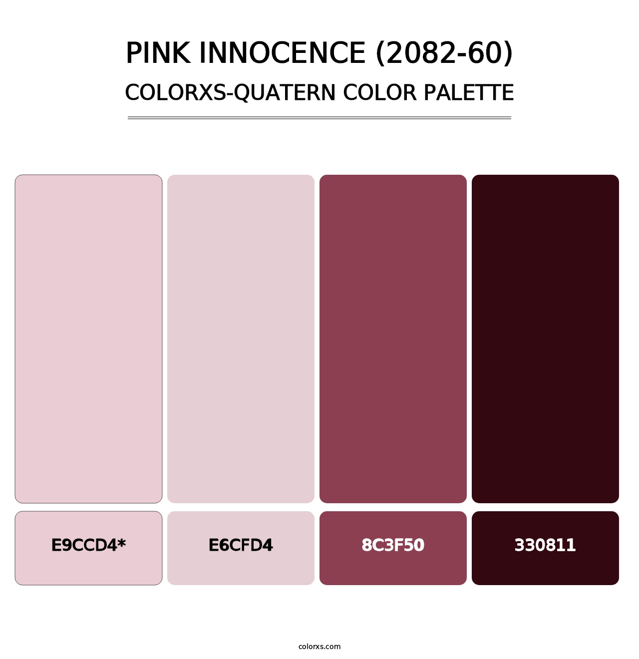 Pink Innocence (2082-60) - Colorxs Quad Palette