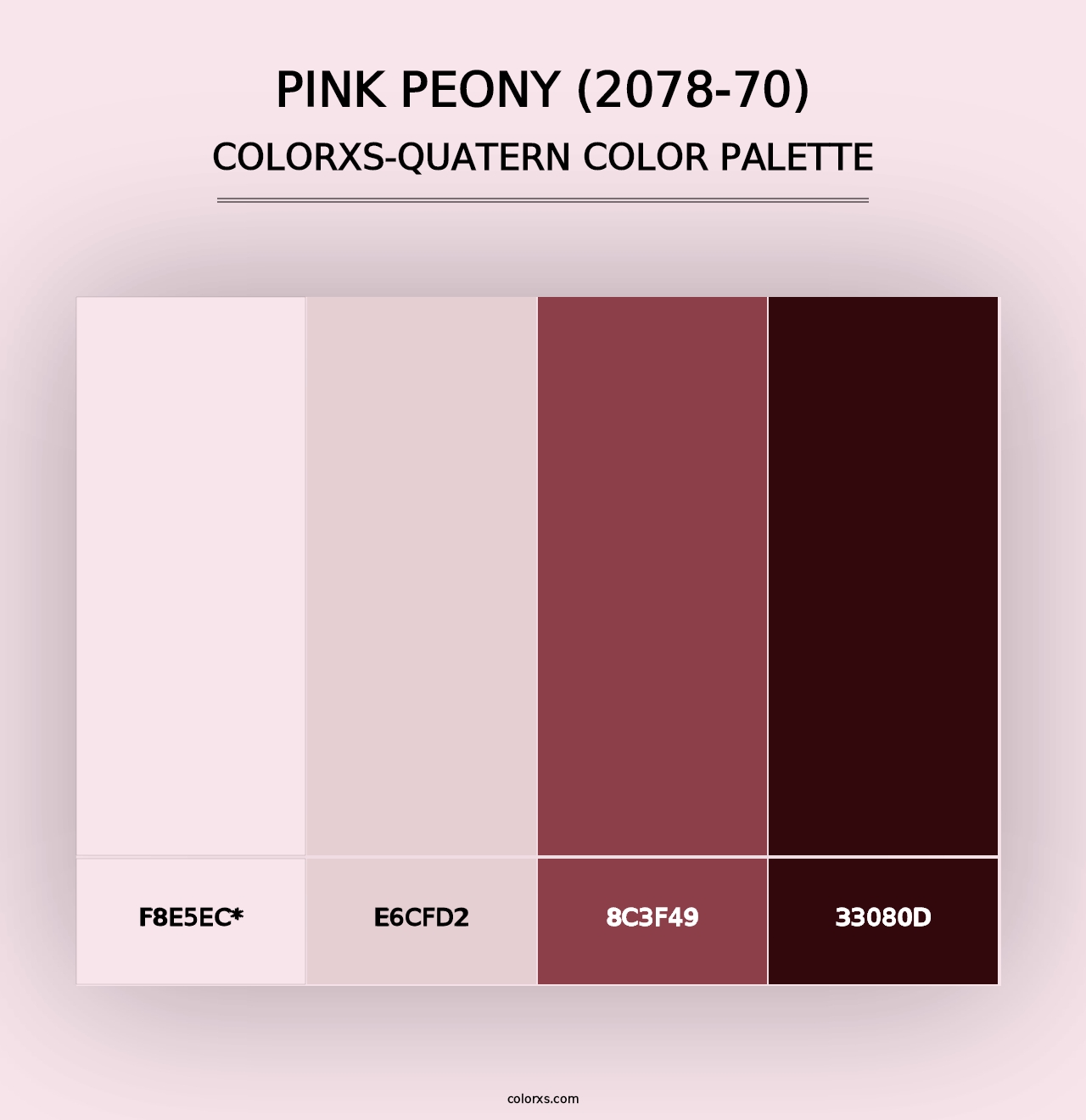 Pink Peony (2078-70) - Colorxs Quad Palette