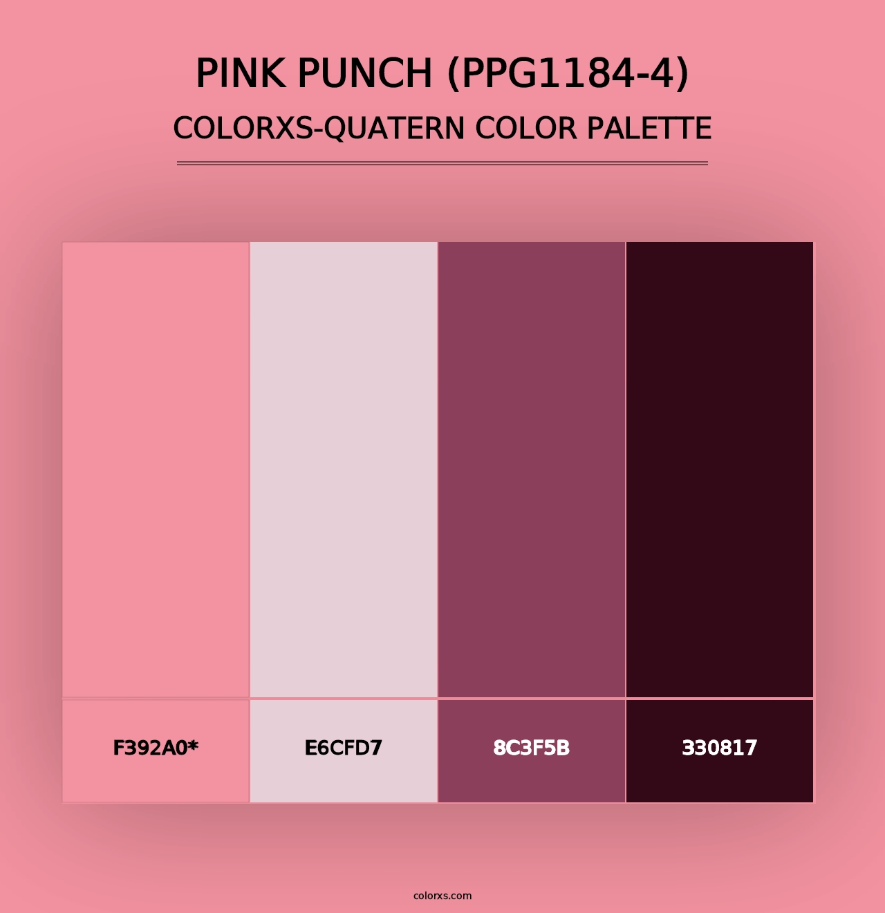 Pink Punch (PPG1184-4) - Colorxs Quad Palette