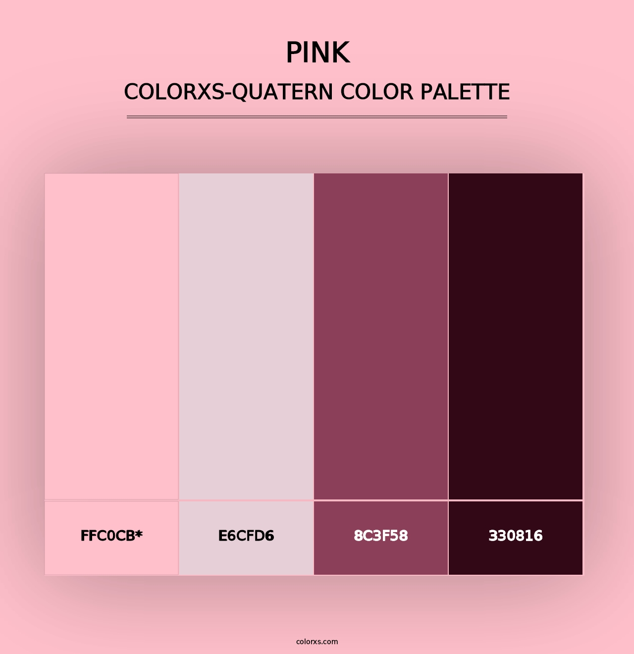 Pink - Colorxs Quad Palette