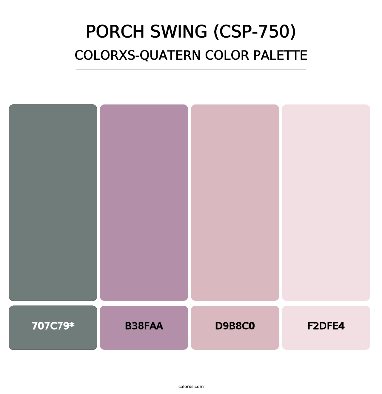 Porch Swing (CSP-750) - Colorxs Quad Palette