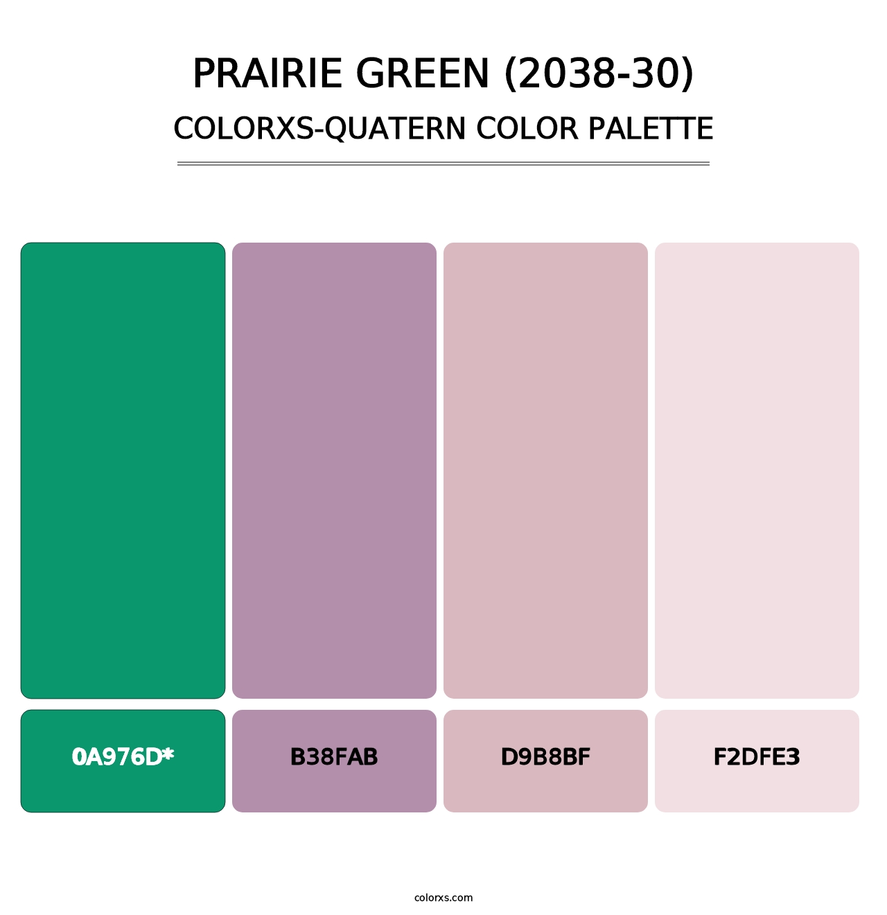 Prairie Green (2038-30) - Colorxs Quad Palette