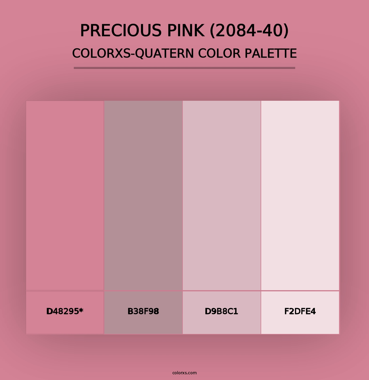 Precious Pink (2084-40) - Colorxs Quad Palette