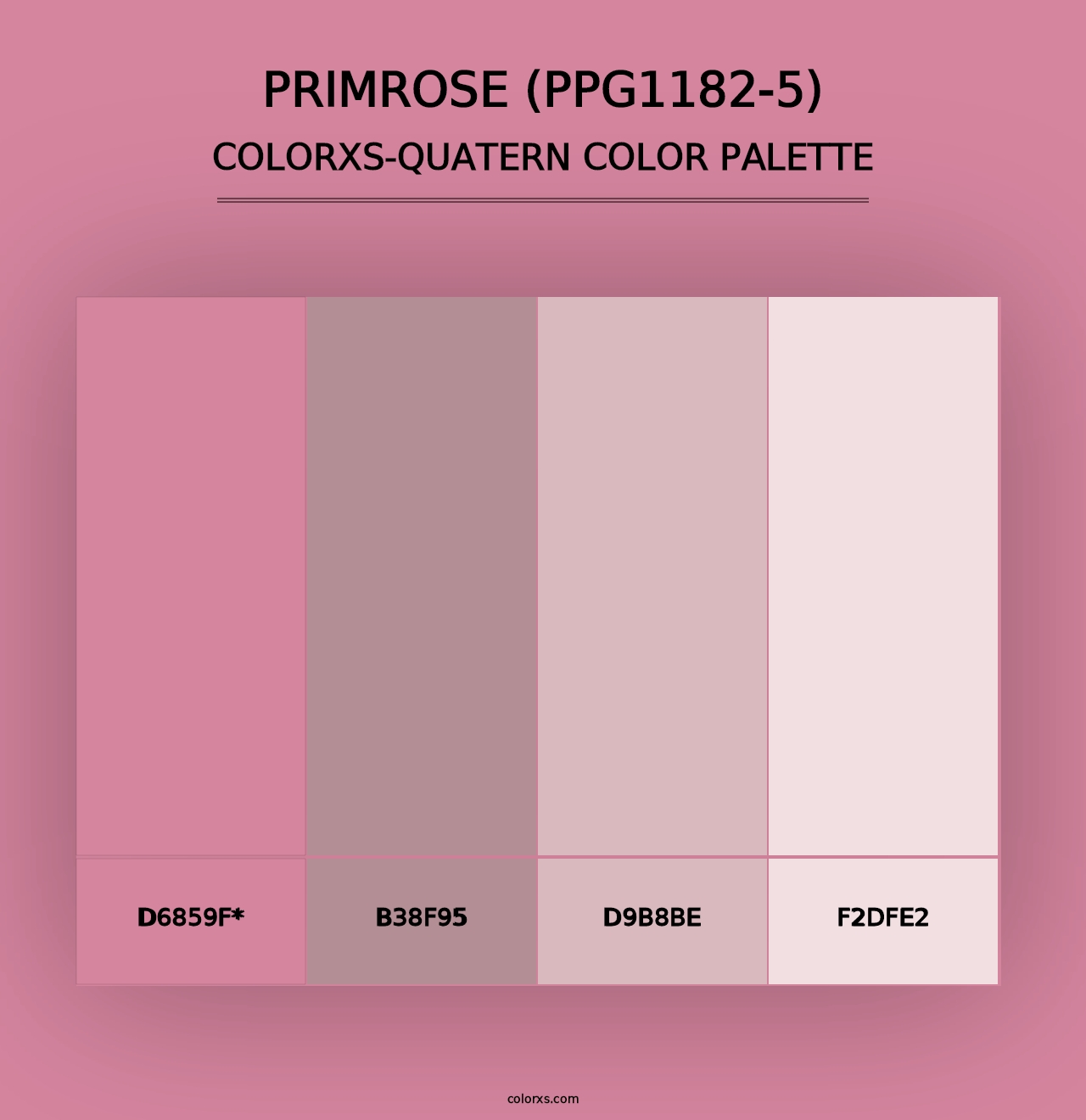 Primrose (PPG1182-5) - Colorxs Quad Palette