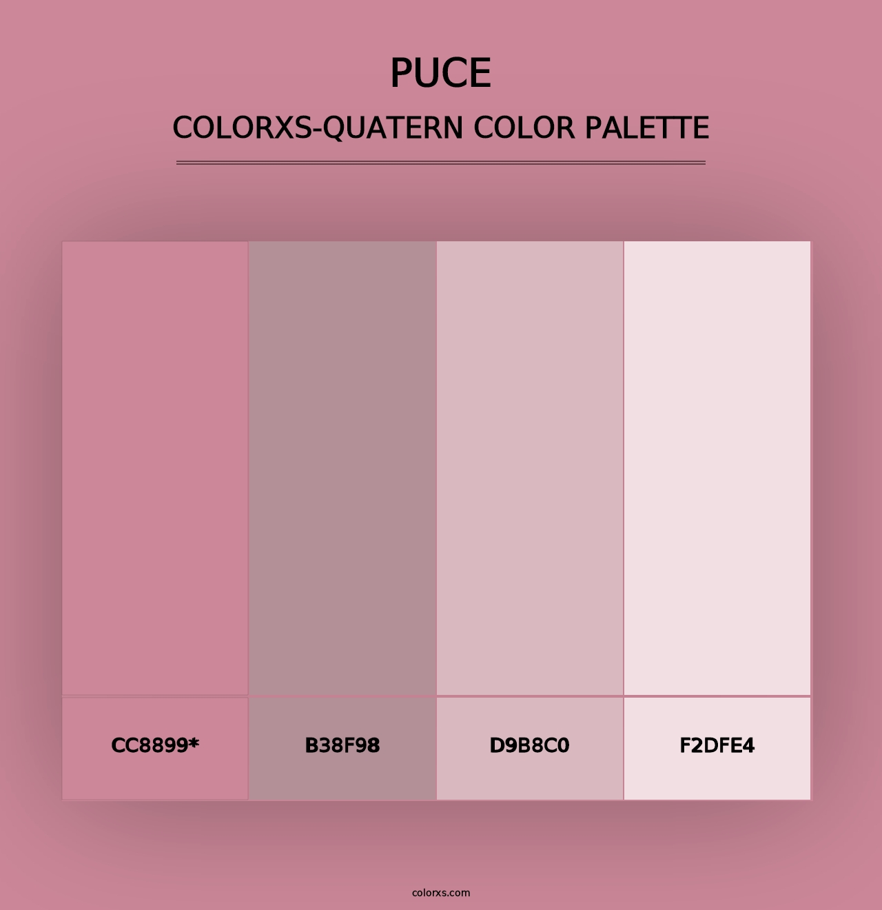 Puce - Colorxs Quad Palette