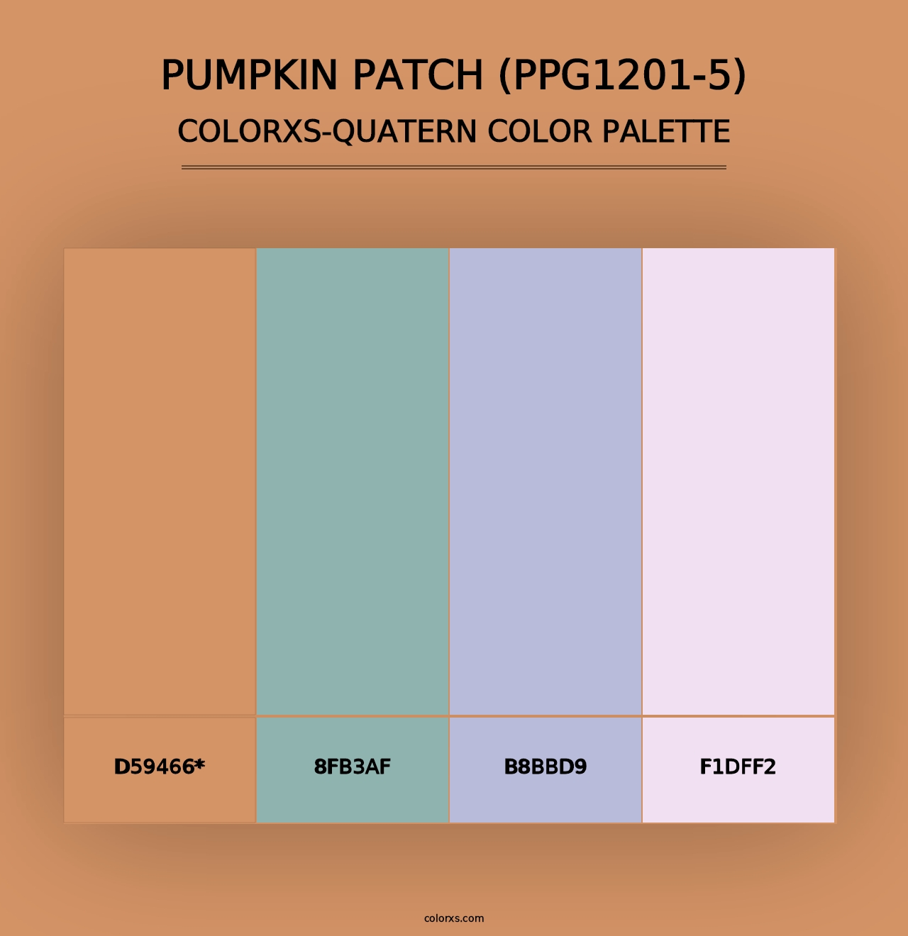 Pumpkin Patch (PPG1201-5) - Colorxs Quad Palette