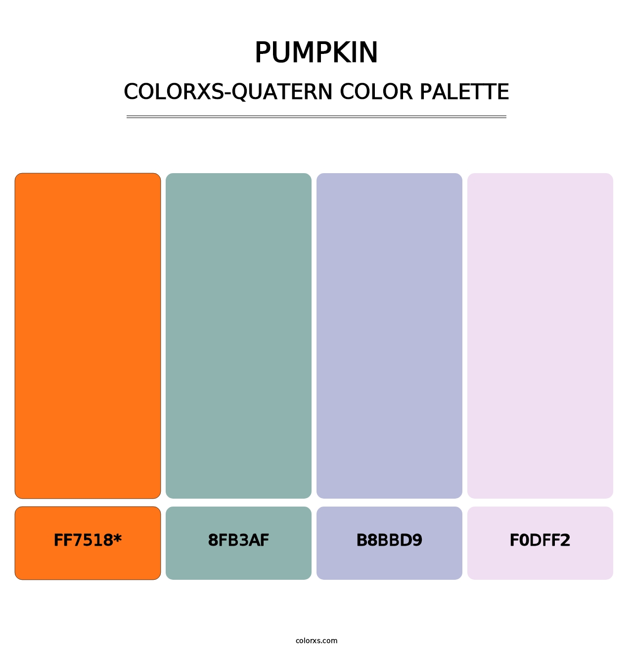 Pumpkin - Colorxs Quad Palette