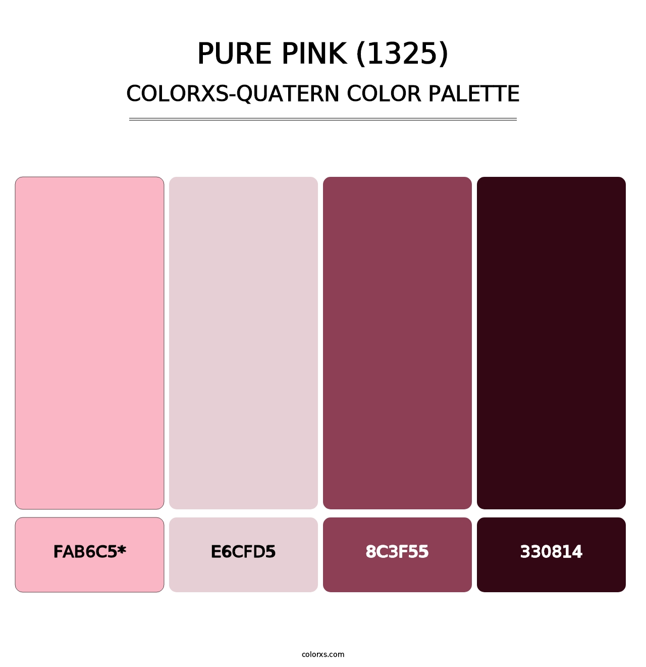 Pure Pink (1325) - Colorxs Quad Palette