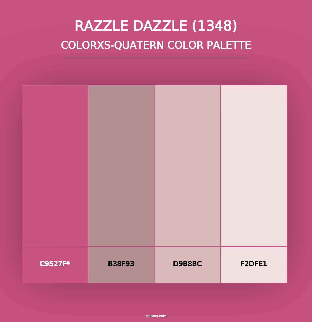 Razzle Dazzle (1348) - Colorxs Quad Palette