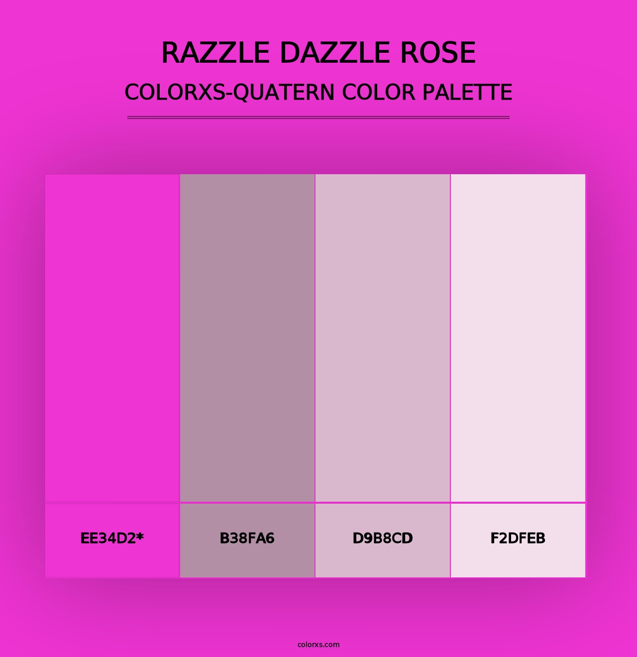 Razzle Dazzle Rose - Colorxs Quad Palette