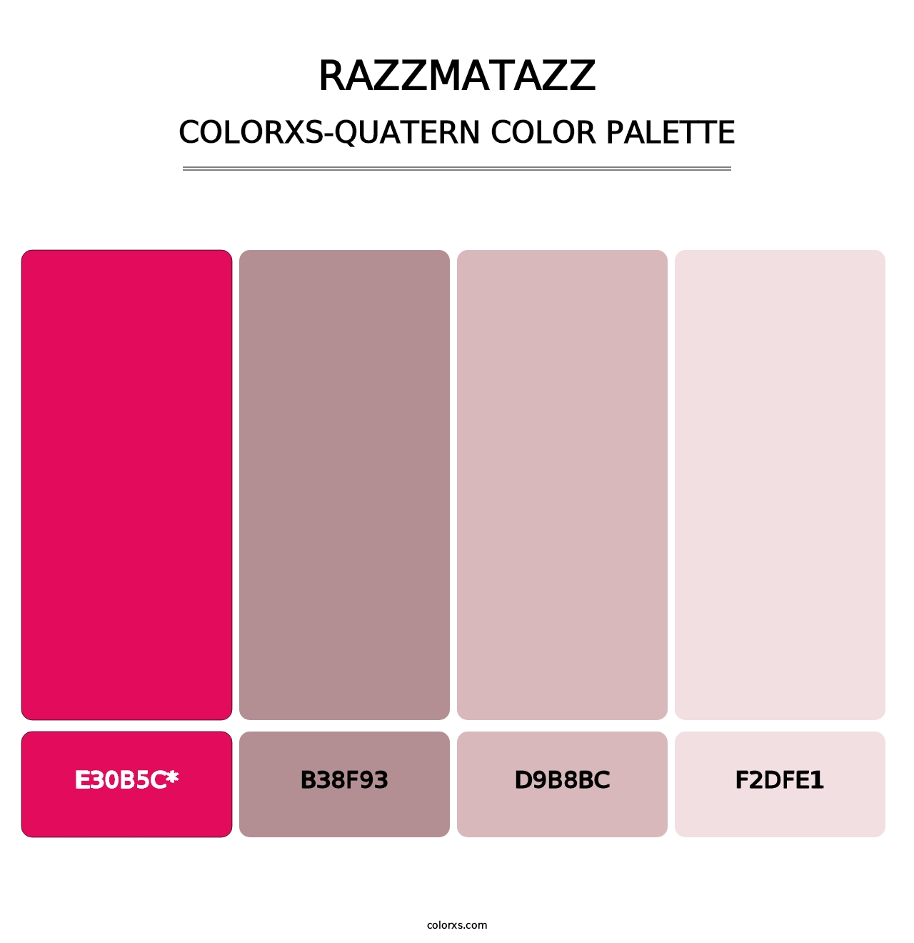 Razzmatazz - Colorxs Quad Palette